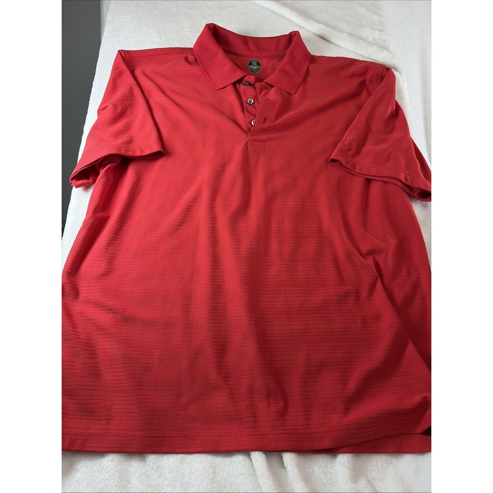 PGA TOUR - Men Red Size XL - Pro Series Athletic Fit Golf‎ Polo - Extra Large